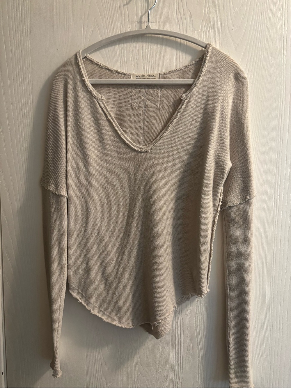 Cream Free People Top